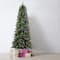 7.5ft. Pre-Lit Grand Bank Slim Artificial Christmas Tree, Color Changing T5 LED Lights